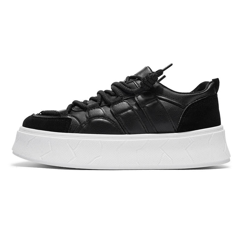 GONGNIUMEILI Pu Slip Resistant Slip Resistant Low top Skateboard Shoes Men's