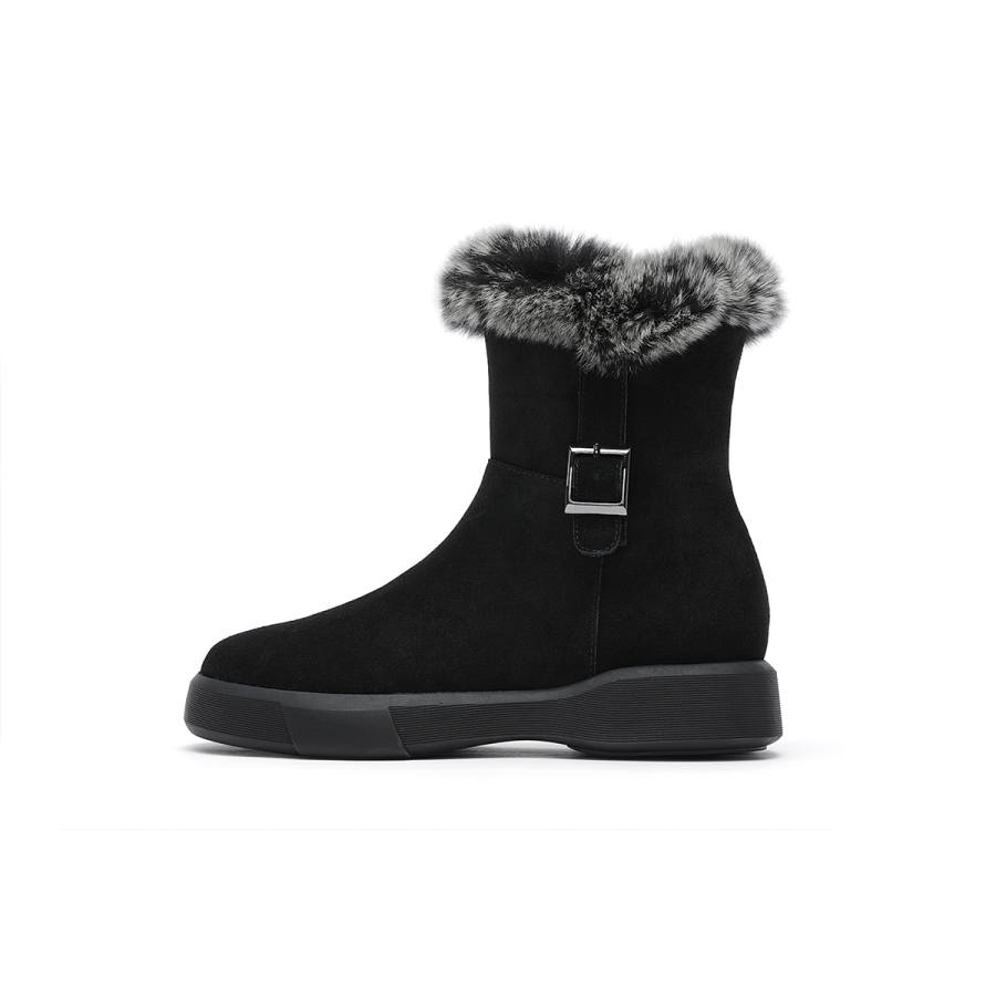 GOLDLION Snow Boots Women's Black