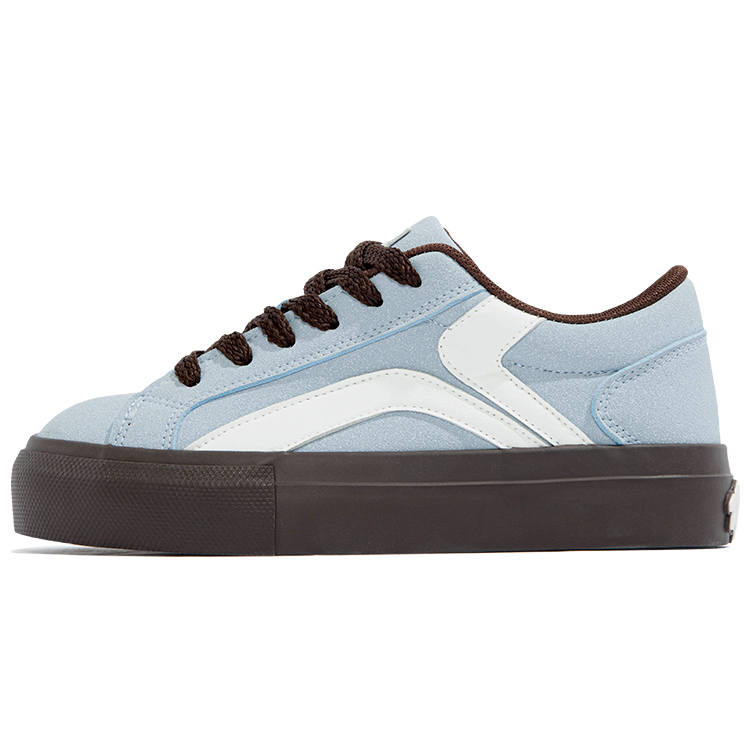 TUOPIN Pai Shoes Synthetic Leather Abrasion Resistant Lightweight Breathable Low top Skateboard Shoes Unisex