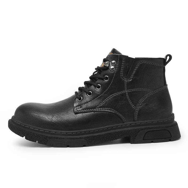 GONGNIUMEILI Slip Resistant Abrasion Resistant Slip Resistant Abrasion Resistant Mid top Casual Shoes Men's