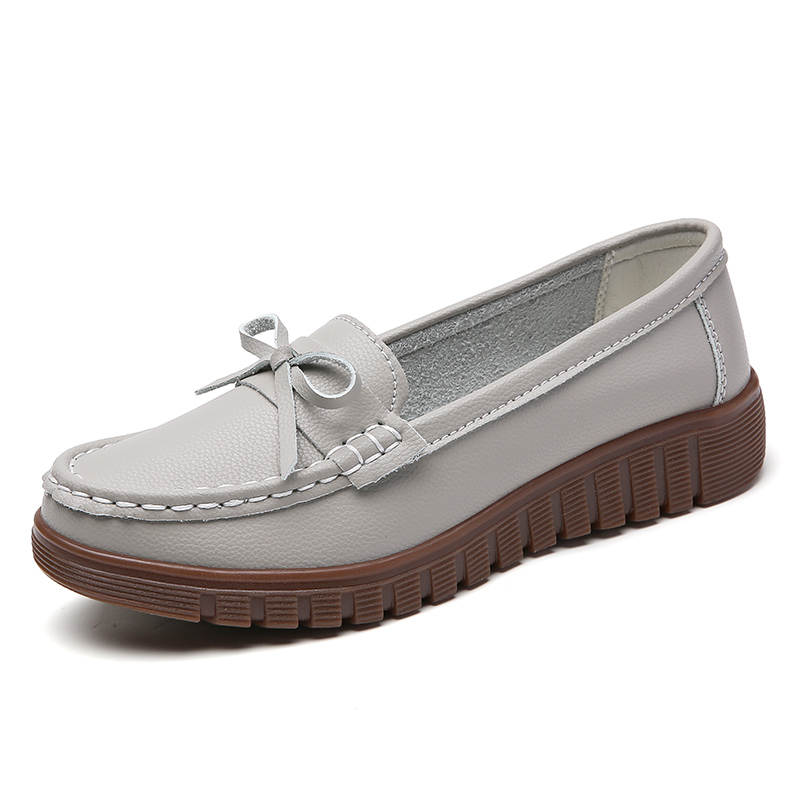 Reivantix Reivanti Pu Gommino Loafers Women's Gray