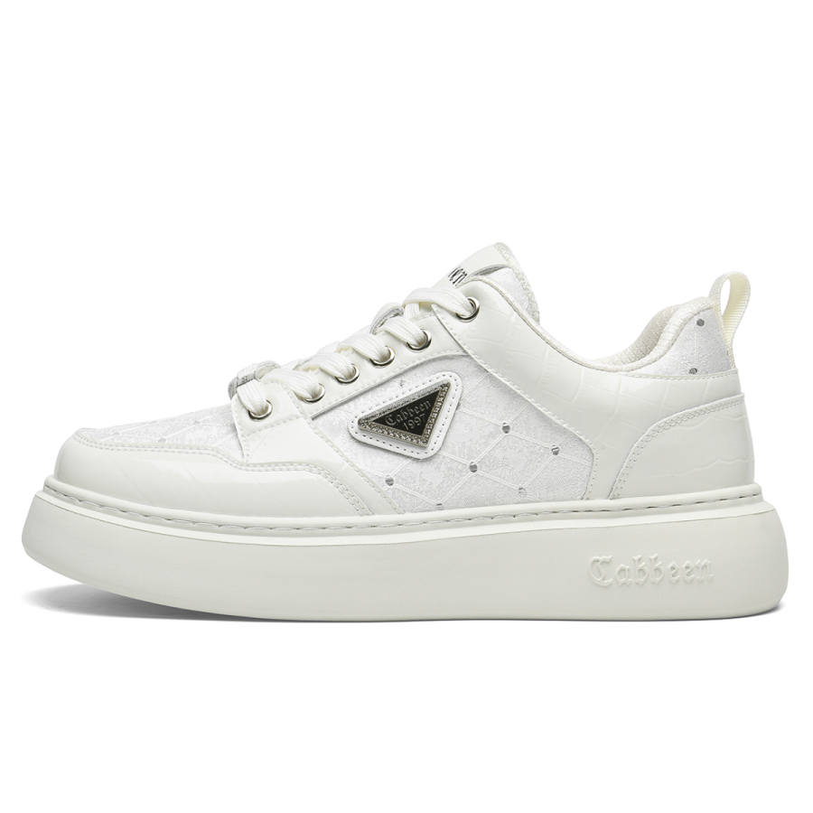 Cabbeen Synthetic Leather Low top Skateboard Shoes Men's