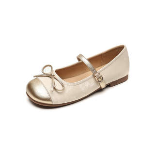 QITUMAUL Mary Jane Shoes Women's Apricot