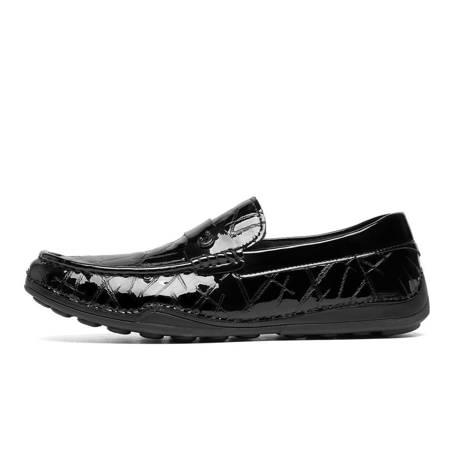 C°BANNER Cow Leather Men's Casual Shoes Men's Black