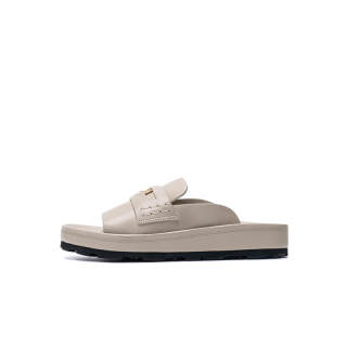 Martniel Rubber Sole Slip Resistant Slide Slippers Women's Apricot
