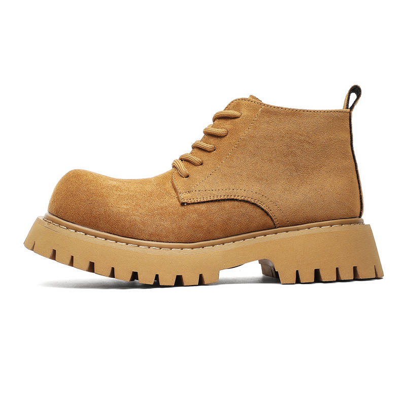 Dounkol Dounkol Get Cool Microfiber Leather Short Combat Boots Unisex