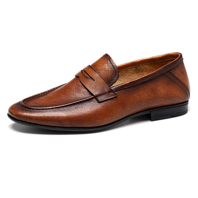 Devanro Devanro Loafers Men's Brown