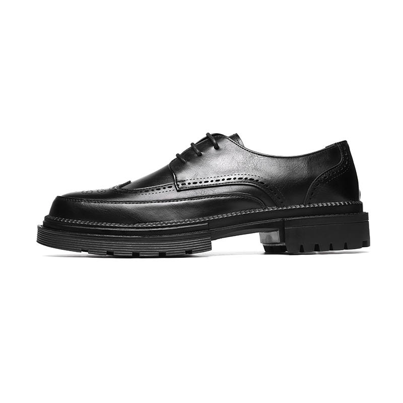 PINYI PINYI Microfiber Leather Casual Shoes Men's Black