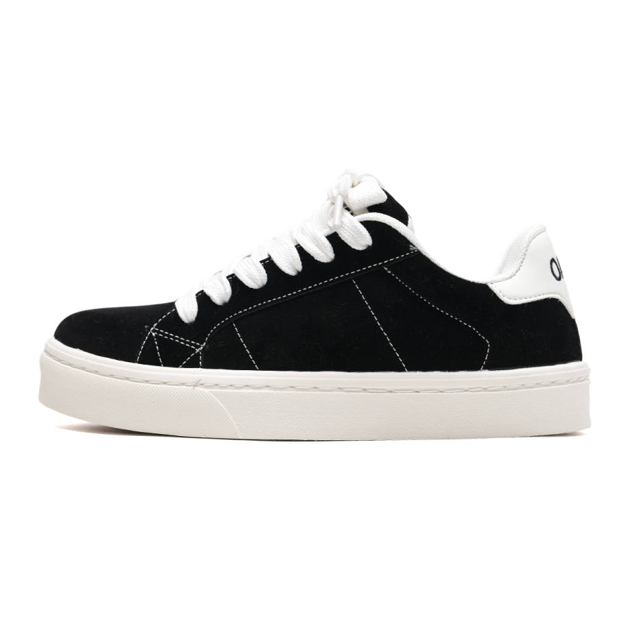 OAOQ Suede Abrasion Resistant Lightweight Low top Casual Shoes Unisex