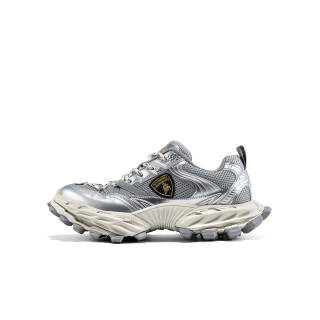 AUTOMOBILI LAMBORGHINI Synthetic Leather Abrasion Resistant Low top Chunky Sneakers Men's