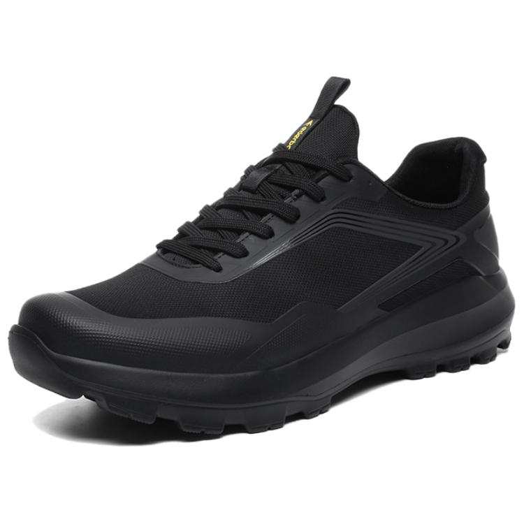 EDENBO Casual Shoes Men's Low Top Black, Beige