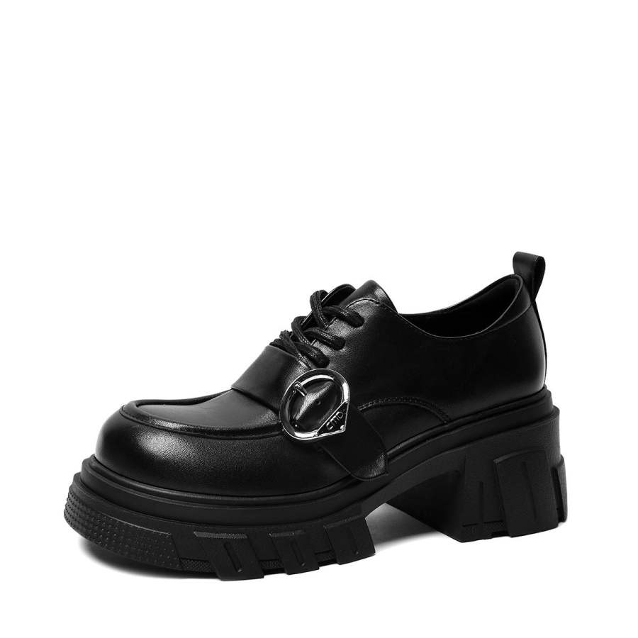 CAMEIDO Casual Shoes 7cm Women's Black