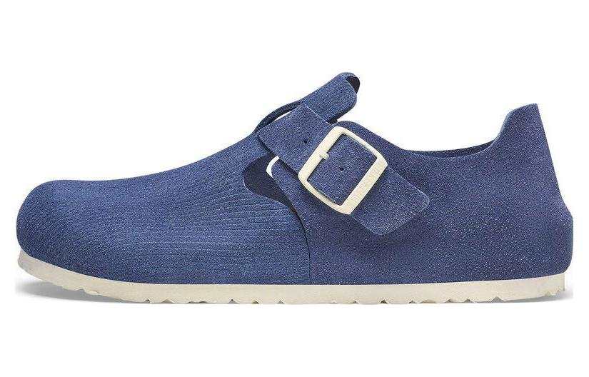 Birkenstock London Suede Leather ' Corduroy Indigo'