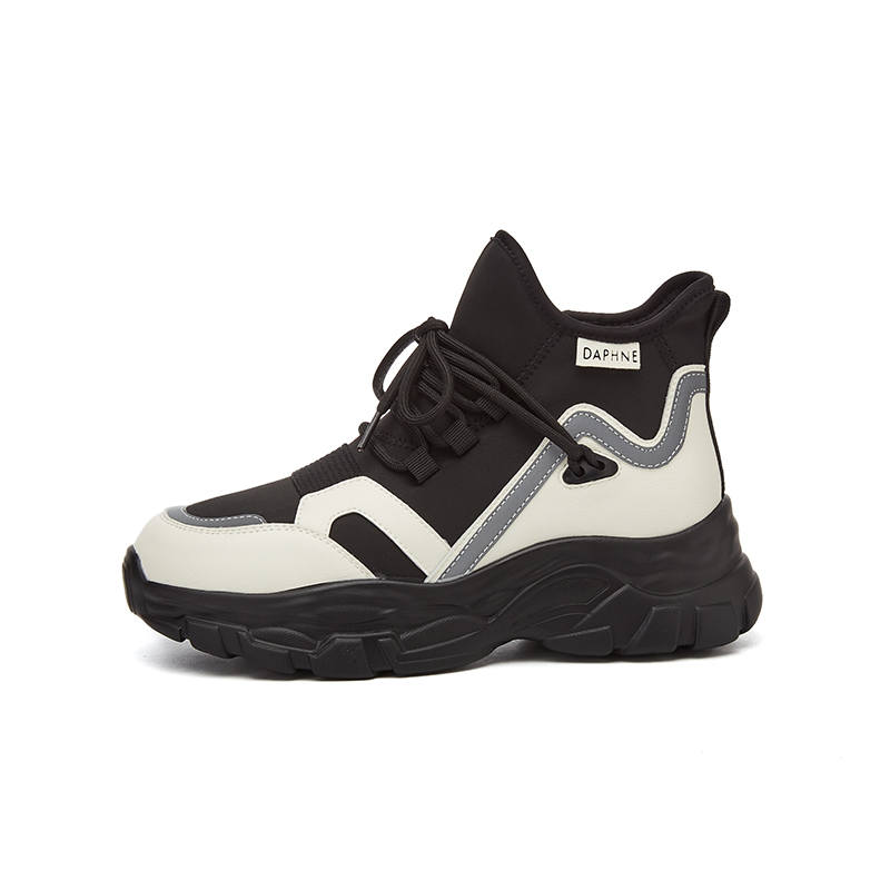 DAPHNE Synthetic Leather Waterproof High top Casual Shoes Women's