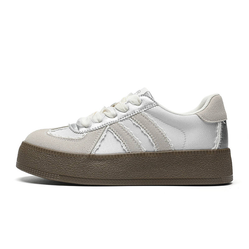 ZHR Commute Vintage German Army Trainers Height Increasing Low top Casual Shoes Women's