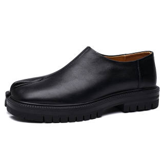 SOBB Cow Leather Low top Casual Shoes Unisex Black