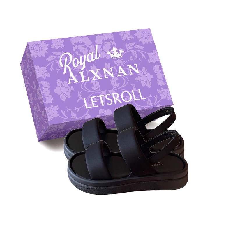 Alxnan Beach Sandals Women's Black