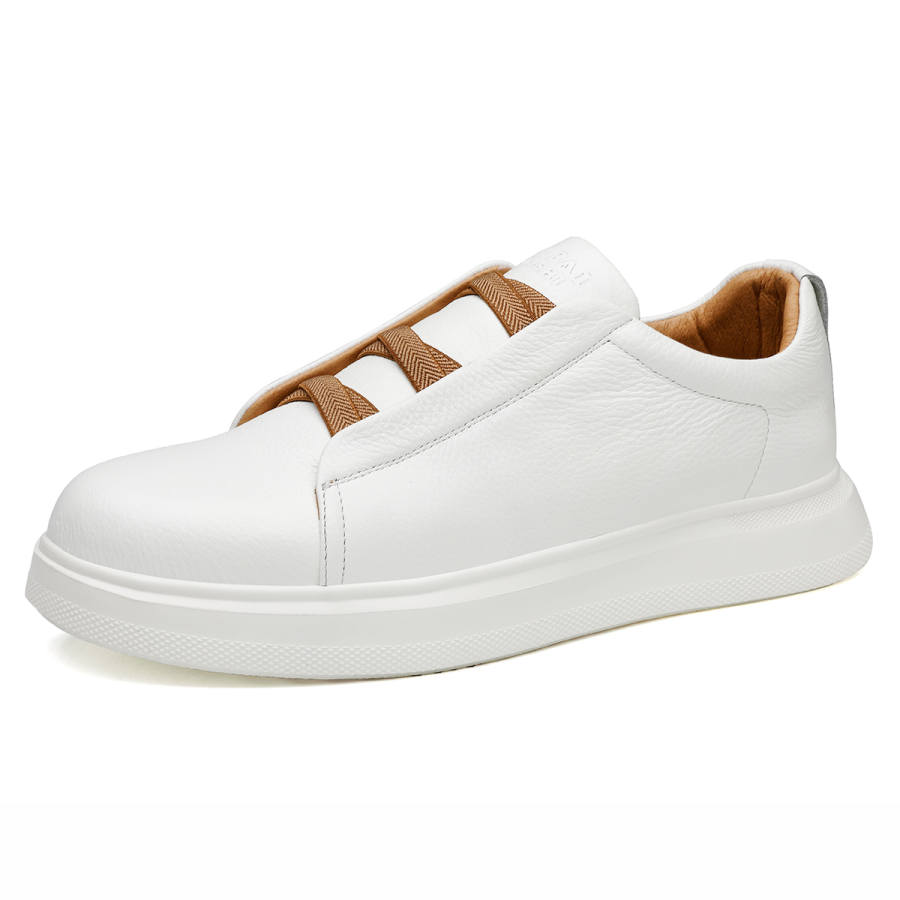 FAPAI Top Grain Cow Leather Low top Skateboard Shoes Men's