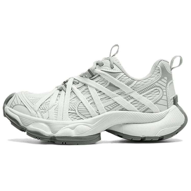 AGSDON Textile, Artificial Leather Height Increasing Lightweight Breathable Low top Chunky Sneakers 4cm Women's