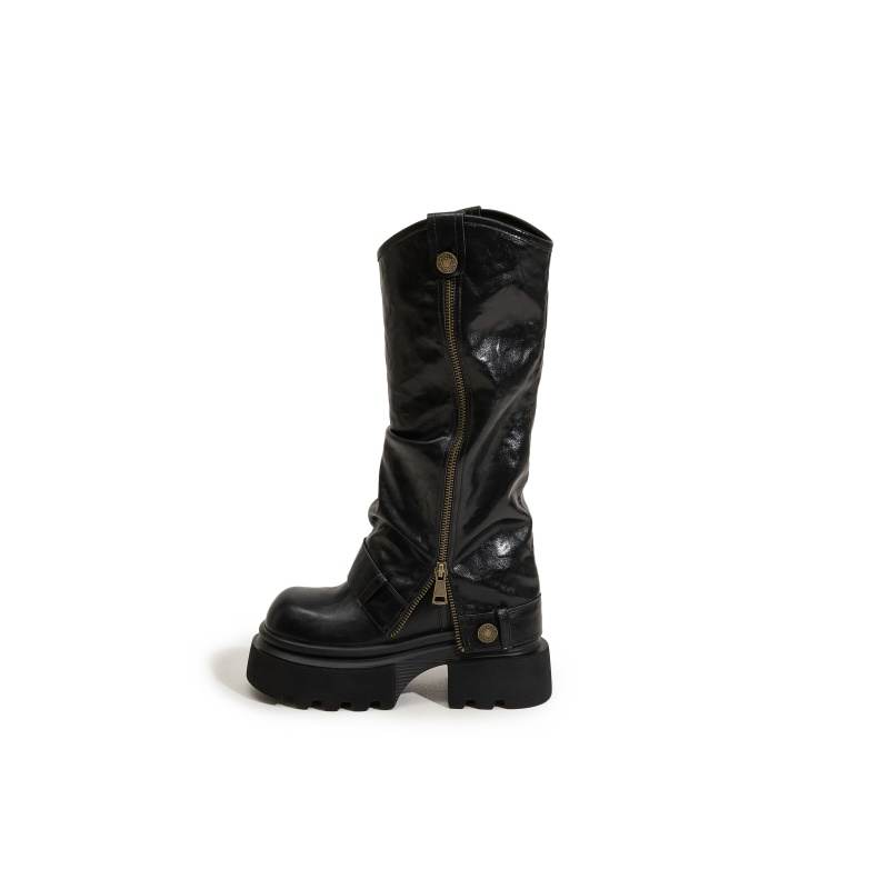 MILANLIANGE Knight Boots Super High Heel 10cm Women's