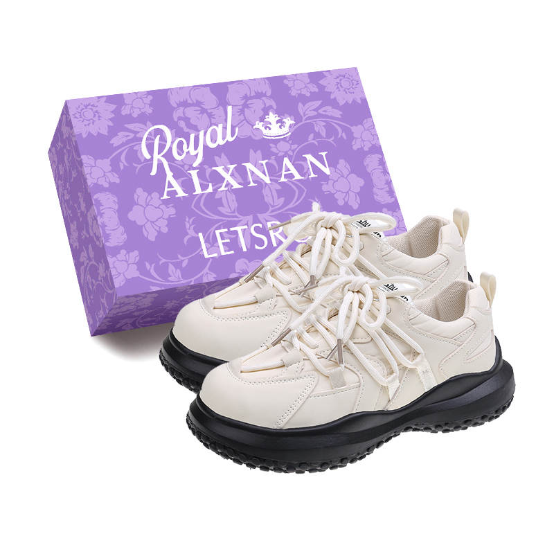 Alxnan Pu Breathable Lightweight Breathable And Lightweight Low top Casual Shoes Women's