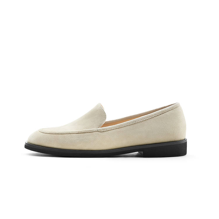 7or9 Taro Paste Collection Sheep Suede Loafers Women's