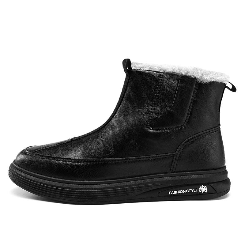 GONGNIUMEILI Pu Short Chelsea Boots Men's