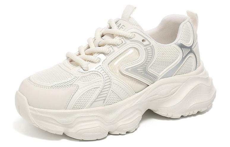 KEKAFU Fabric Cushioning, Wear Resistant Low top Chunky Sneakers Women's