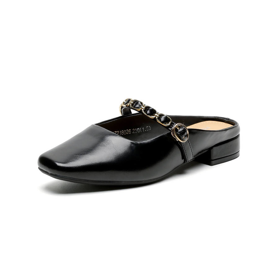 HUANAI Slip Resistant Abrasion Resistant Closed Toe Slippers Women's