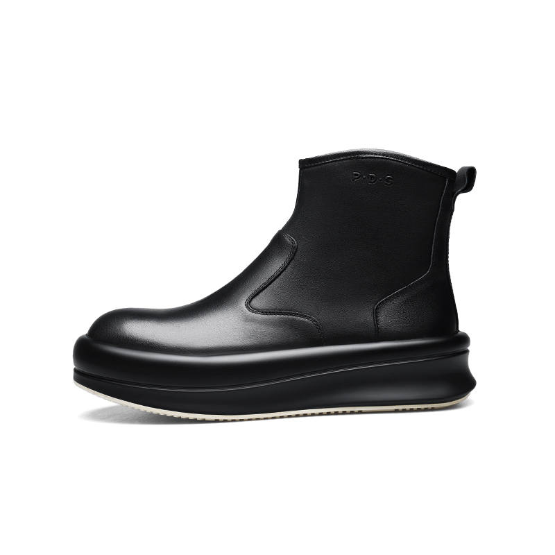 PARDASAUL PARDASAUL Cow Leather Ankle Boots Men's Black