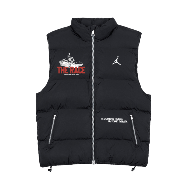 Jordan Jordan Vests Unisex Black Stand Collar Moderate Other
