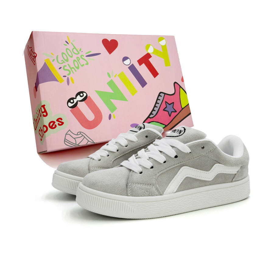 UNIITY Niche Vintage Puffy Shoes Suede