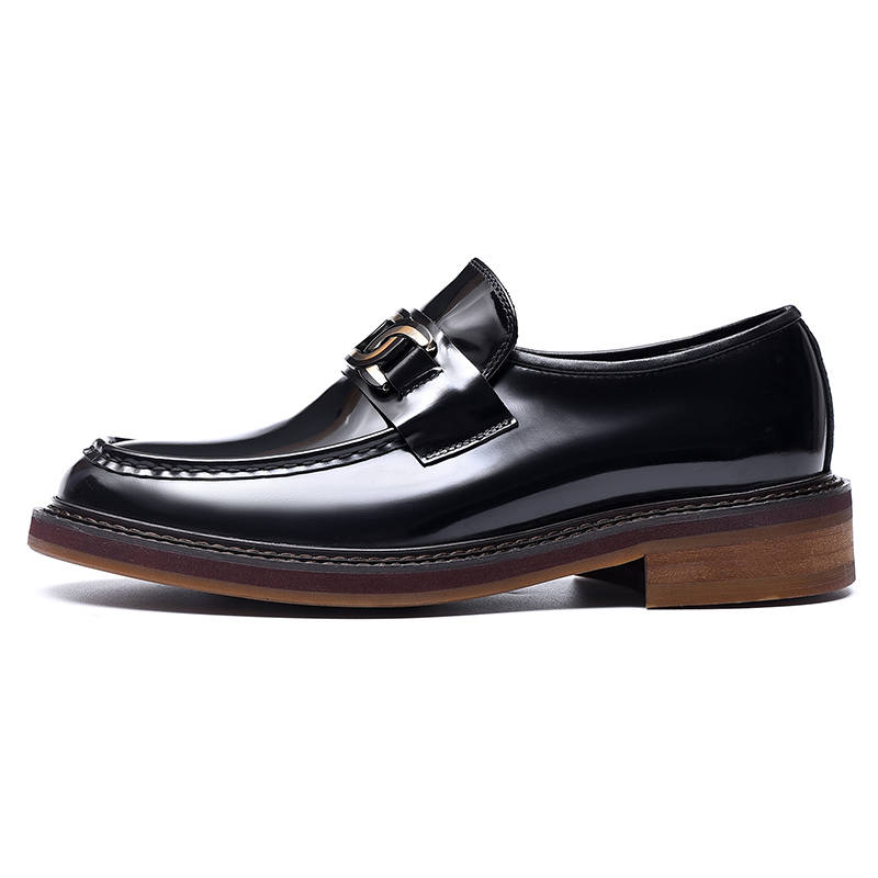 ASTON M.JAZZ Top Grain Cow Leather Dress Shoes Men's