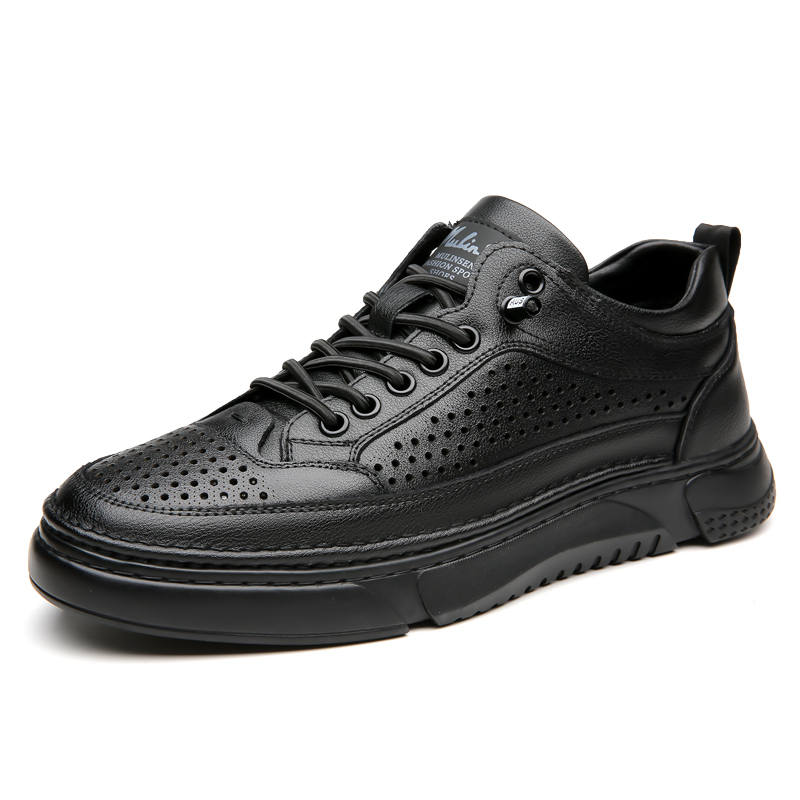 POPULAR ROUSE PR Cow Leather Low top Skateboard Shoes Men's