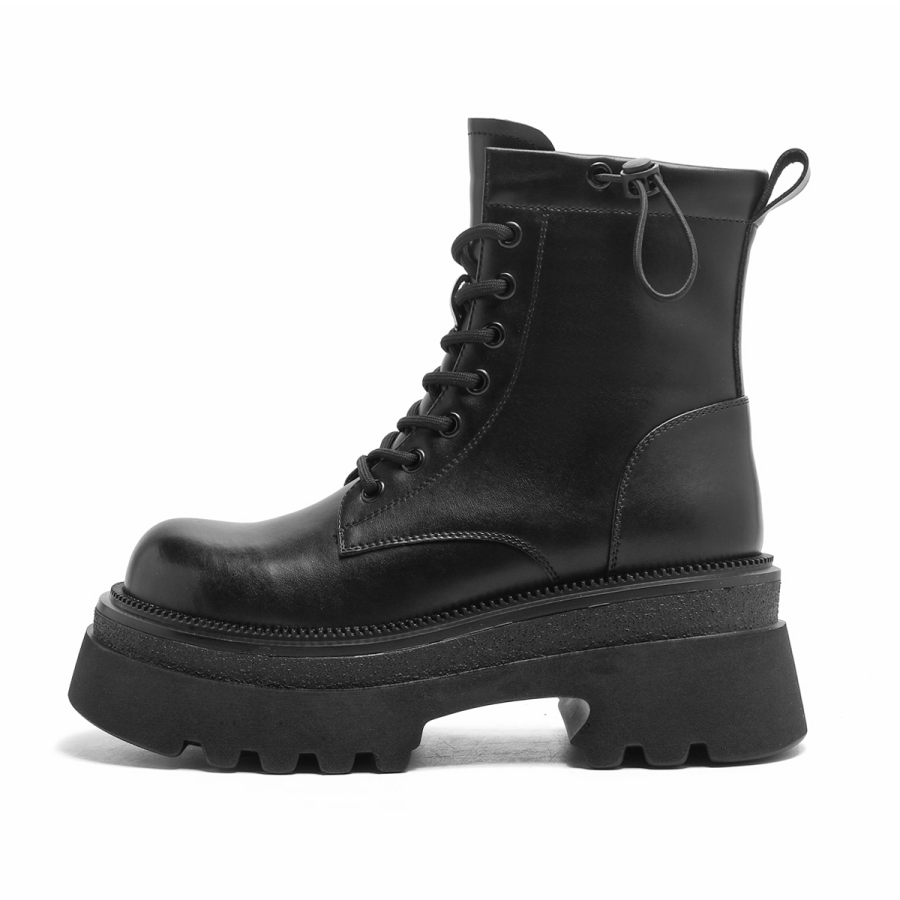 BOJUEMAO Short Combat Boots Women's