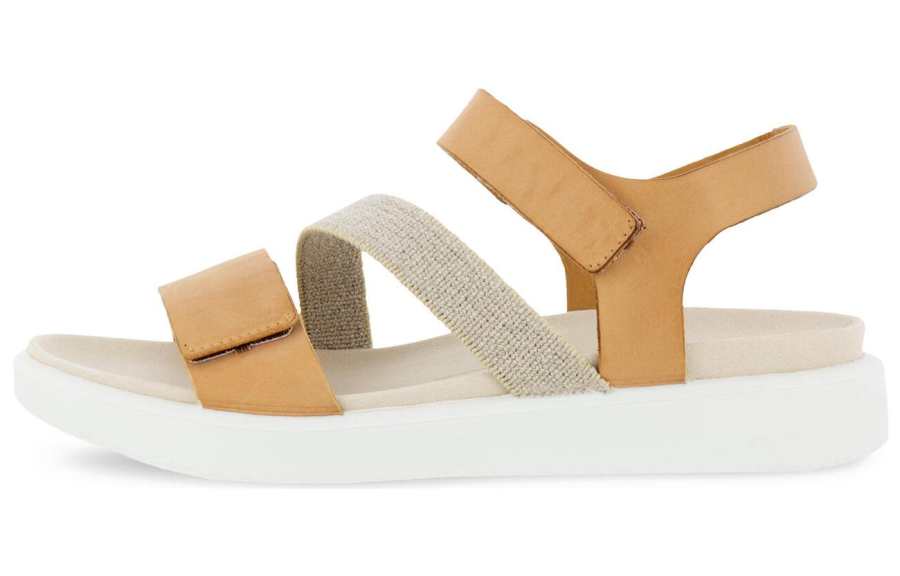 Ecco Leather Stylish Sandal Women's Orange
