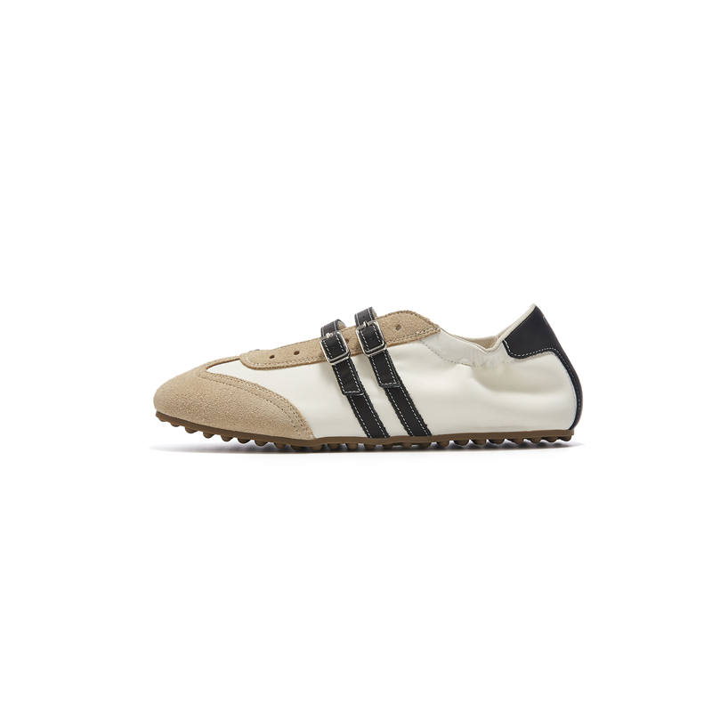 Millies MILLIE'S Textile, Cow Leather Breathable Low top Casual Shoes Women's Beige Yellow