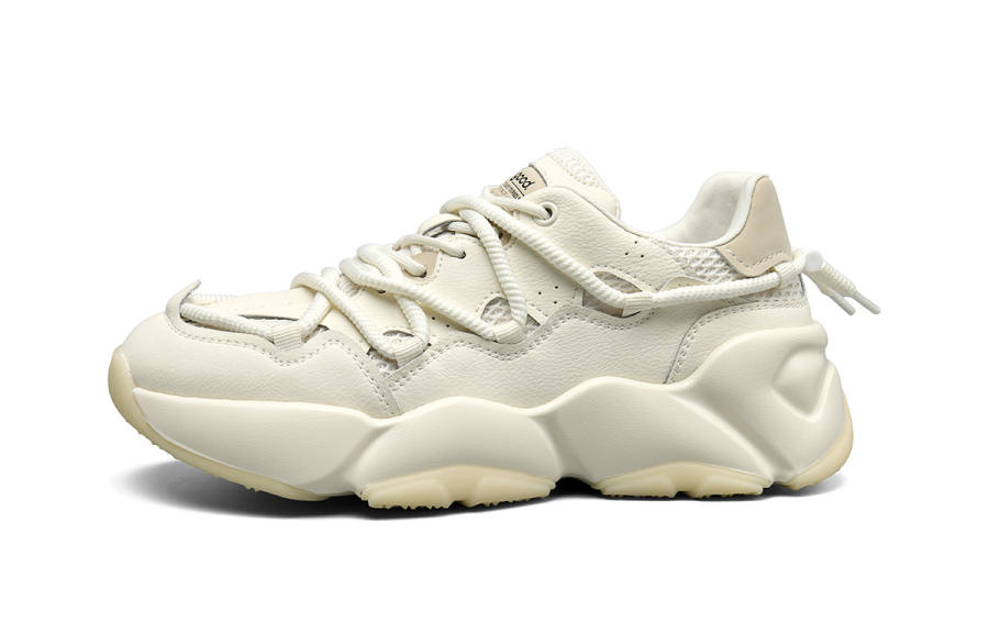 HLA HLA Cow Split Leather Low top Chunky Sneakers Men's