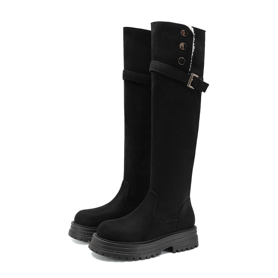 FOXER FOXER Over the knee Boots Medium Heel Women's