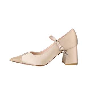 Gardenia Fille Chunky Heel Mary Jane Shoes 7cm Women's