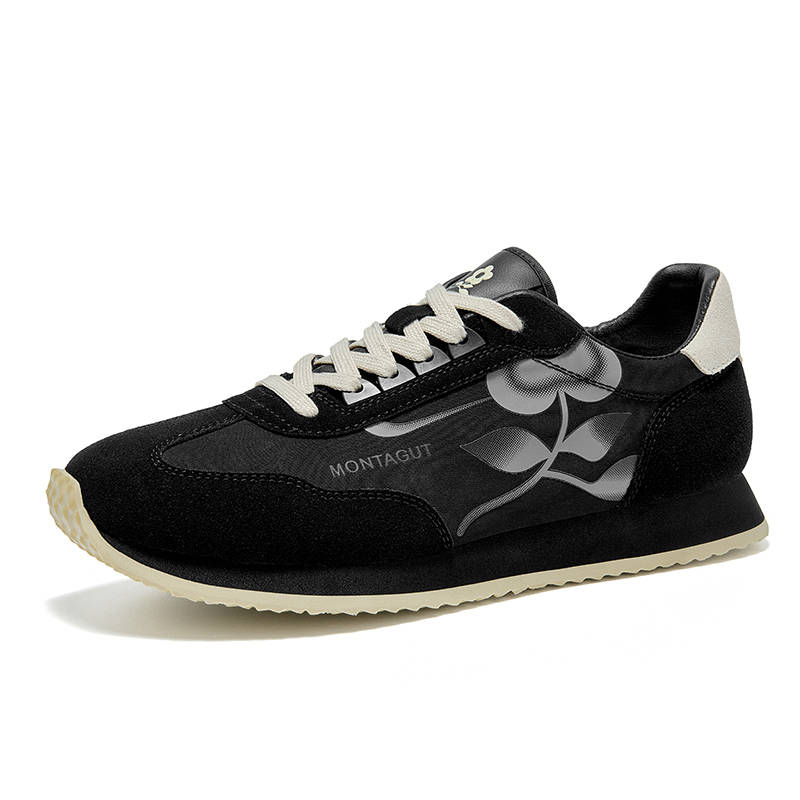 Montagut Cow Split Leather Breathable Low top Casual Shoes Men's