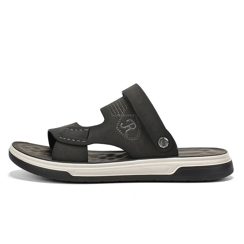 LONGYING LONGYING Beach Sandals Men's Black/Brown