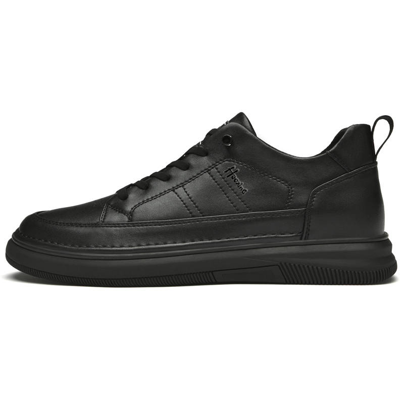 HAOXING Men's Casual Shoes Men's Black