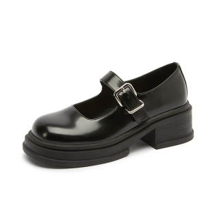 YOUYUSHI Pu Platform Mary Jane Shoes Women's
