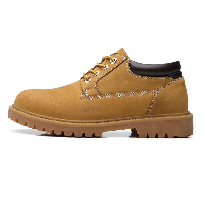 Medd Medd Cow Split Leather Work Boots Men's Yellow