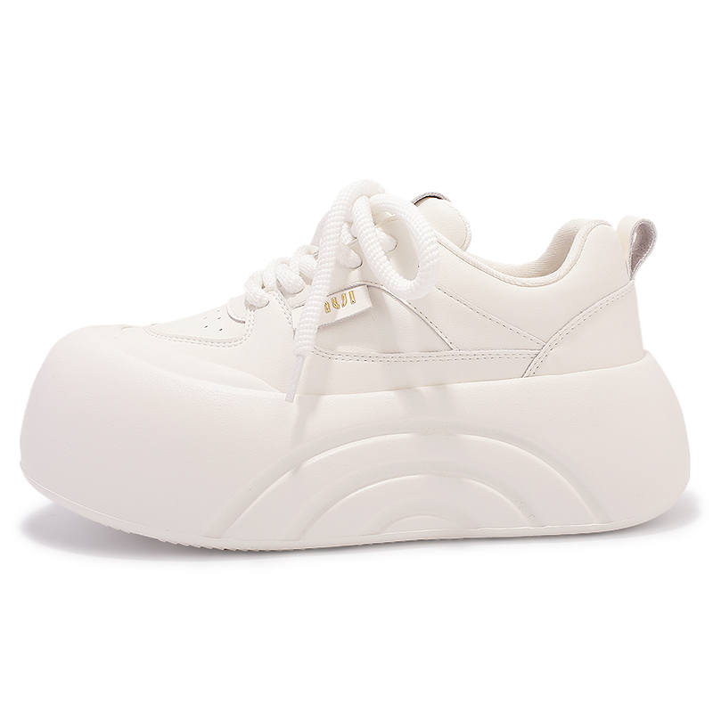 SNXR Height Increasing Low top Skateboard Shoes Women's Beige