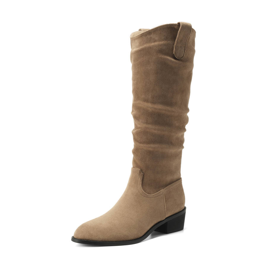 Safiya Knee high Boots Women's Khaki