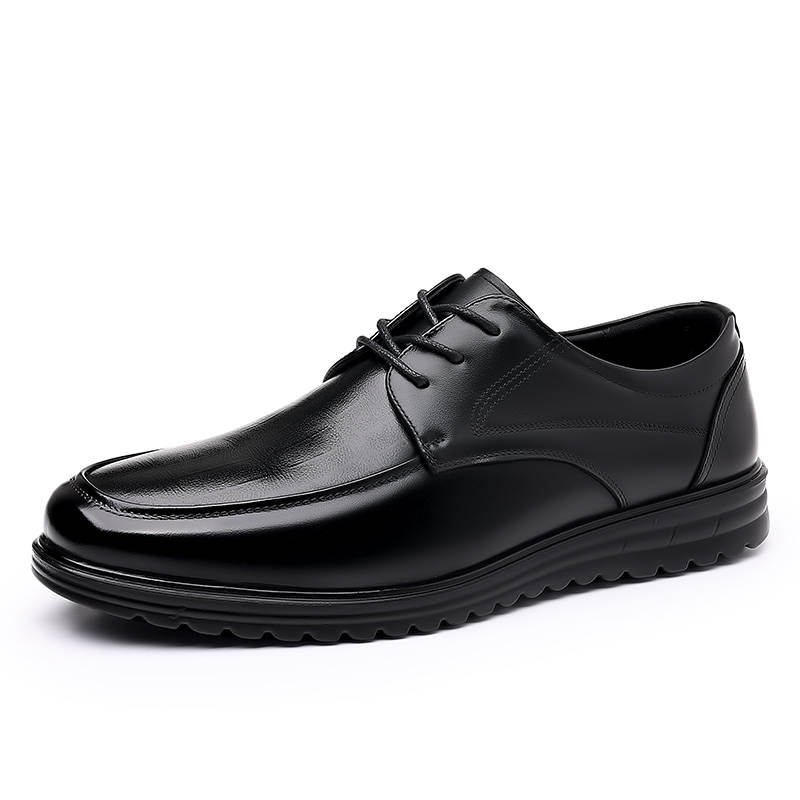 GONGNIUMEILI Pu Casual Shoes Men's Black