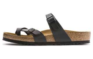 Birkenstock Mayari Quiet Slide Slippers Unisex Black Narrow
