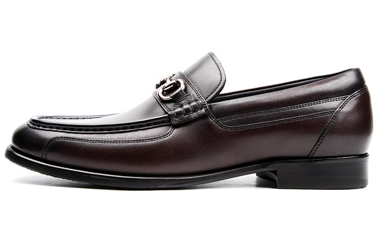Satchi Satchi Dress Shoes Men's Low Top Coffee